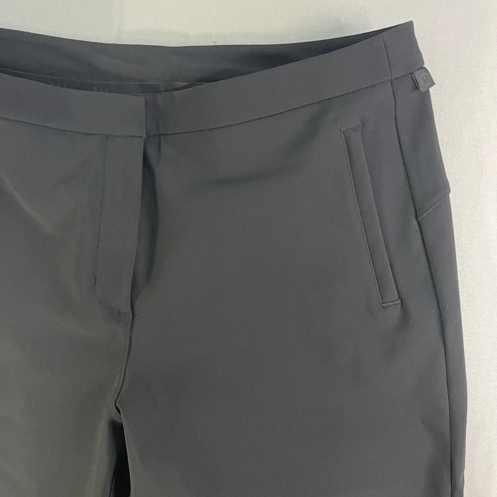 Lululemon Womens Pants Black Slim Stretch Travel Commuter Everyday Pant Size 10